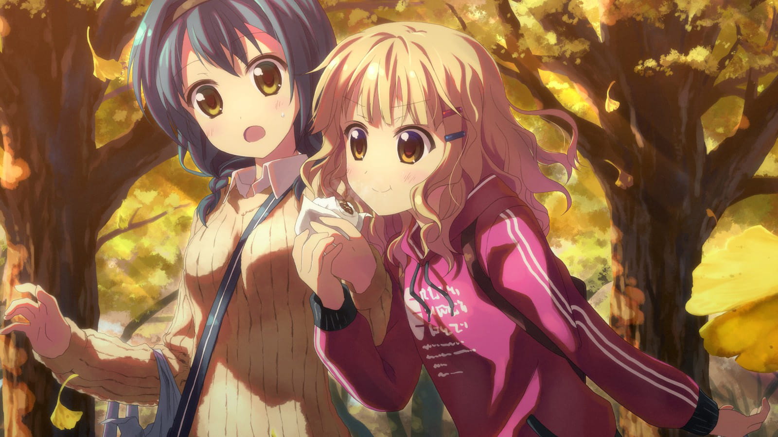 萝莉万岁！摇曳百合 动漫电脑壁纸下载