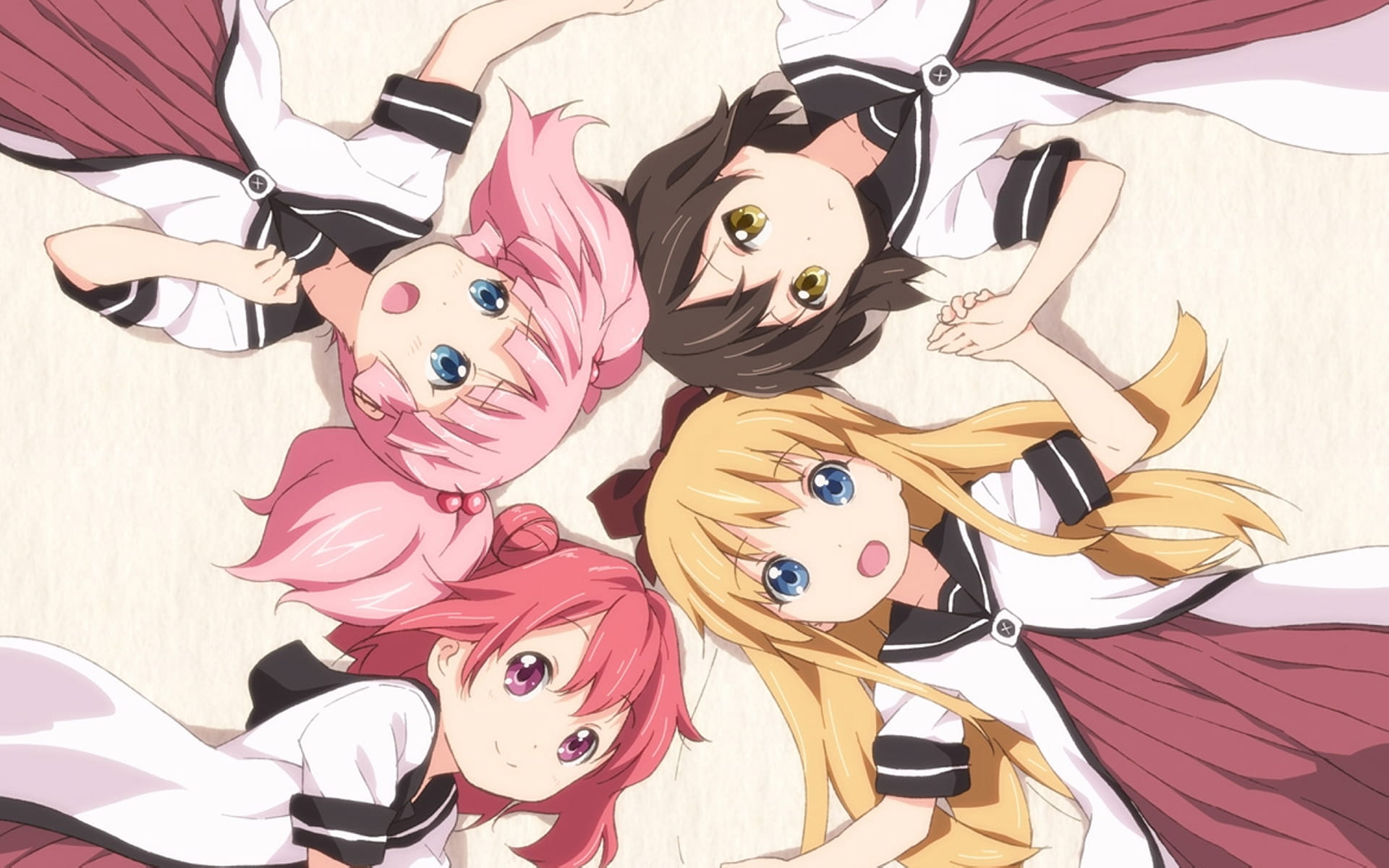 萝莉万岁！摇曳百合 动漫电脑壁纸下载