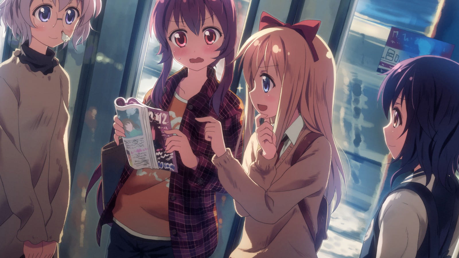 萝莉万岁！摇曳百合 动漫电脑壁纸下载