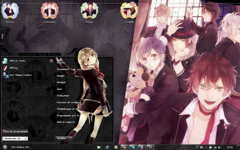 万圣节送你一个 魔鬼恋人 win7主题