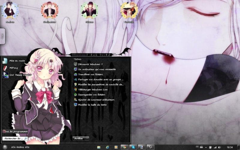 万圣节送你一个 魔鬼恋人 win7主题