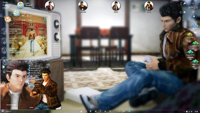 曾经的经典 莎木 win8主题