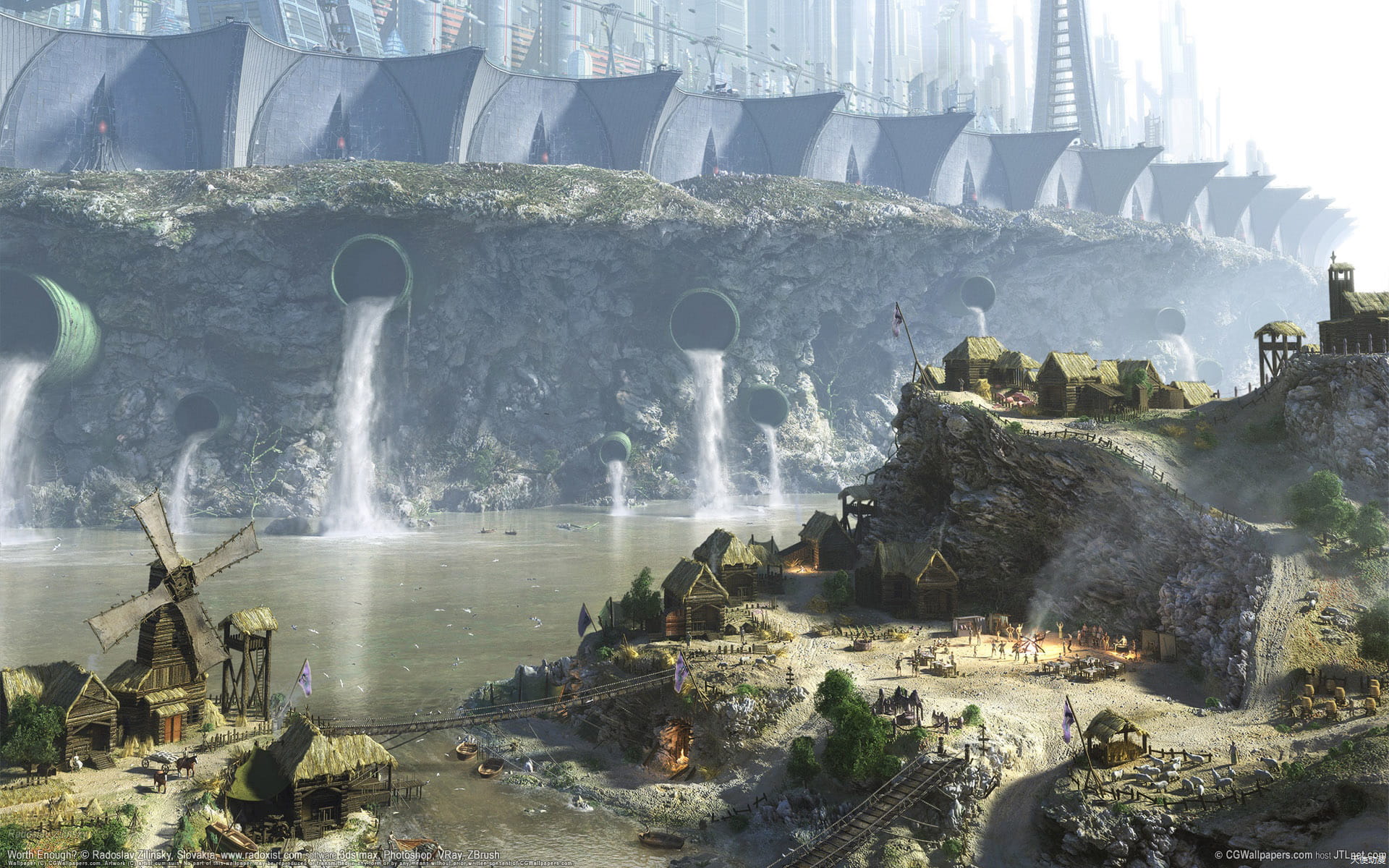 唯美高清动漫风景电脑壁纸 下载