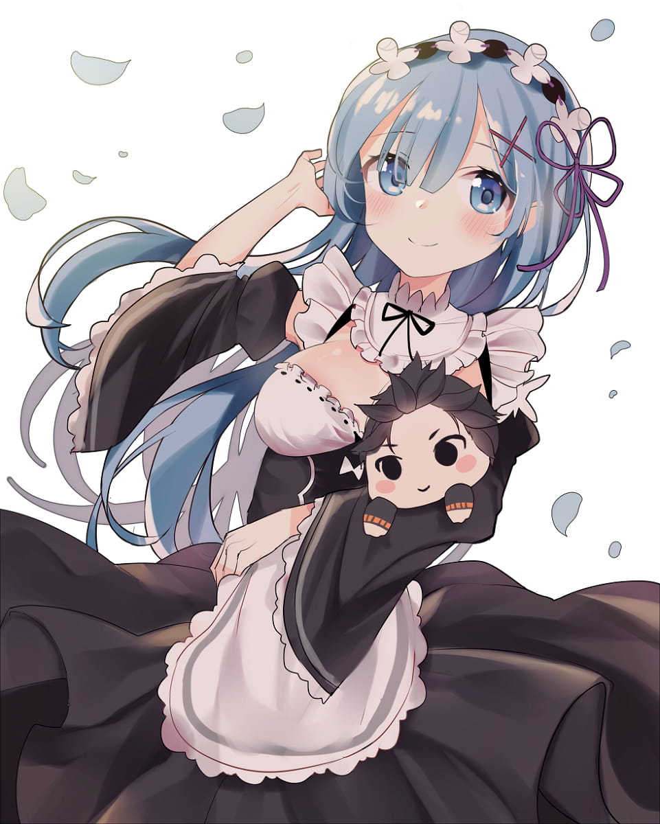 蕾姆党头顶青天 蕾姆最新本子图手机壁纸下载