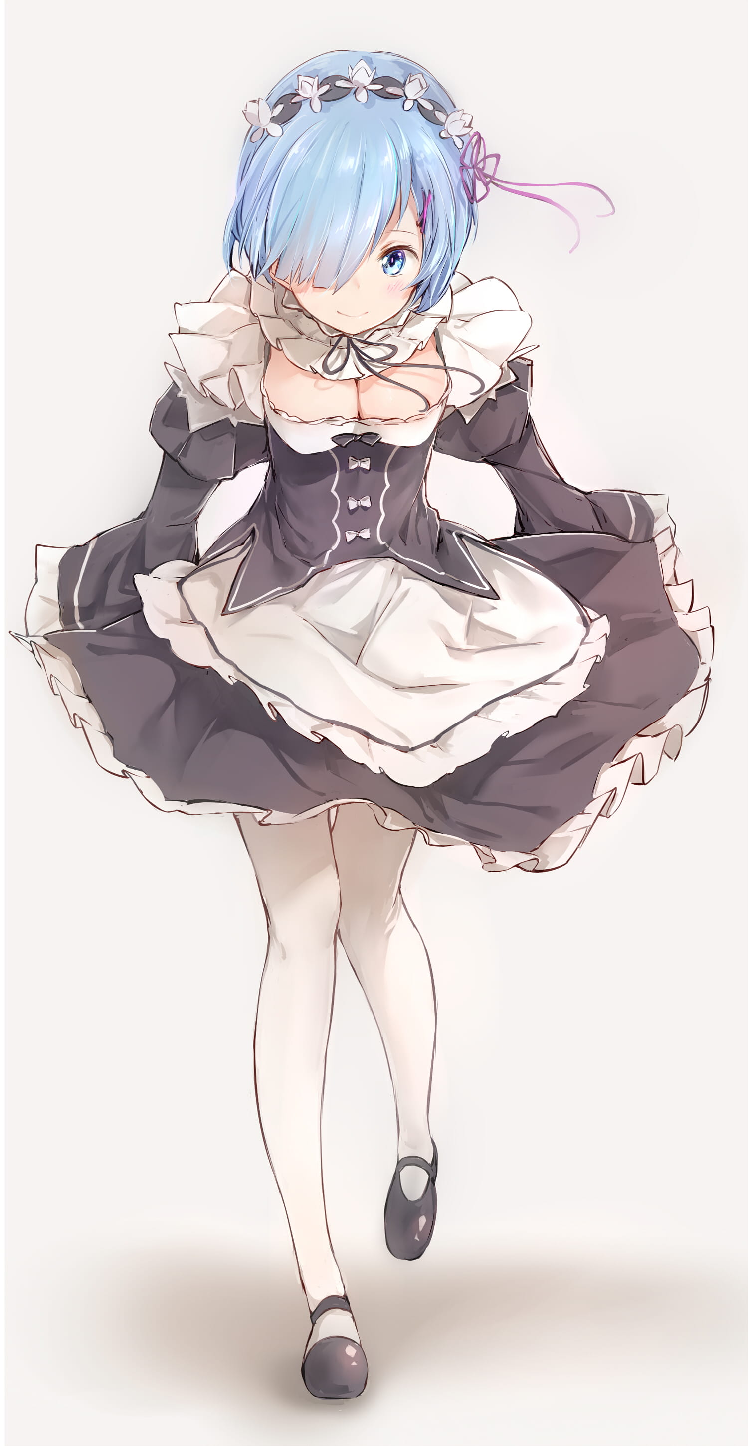 蕾姆党头顶青天 蕾姆最新本子图手机壁纸下载