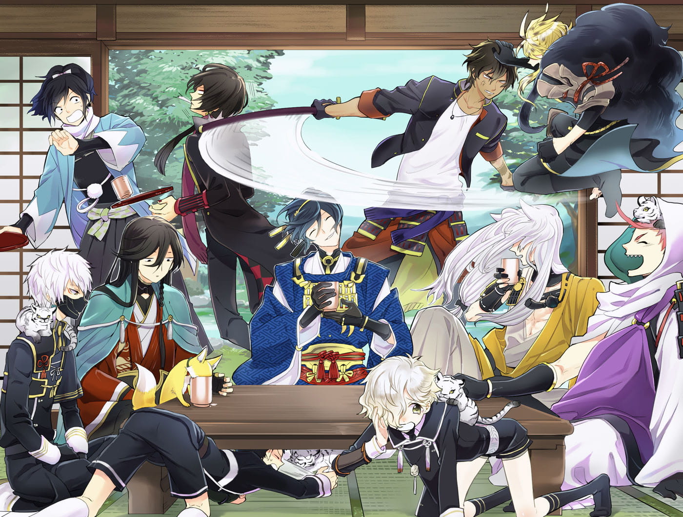 刀剑乱舞 动漫高清电脑壁纸下载