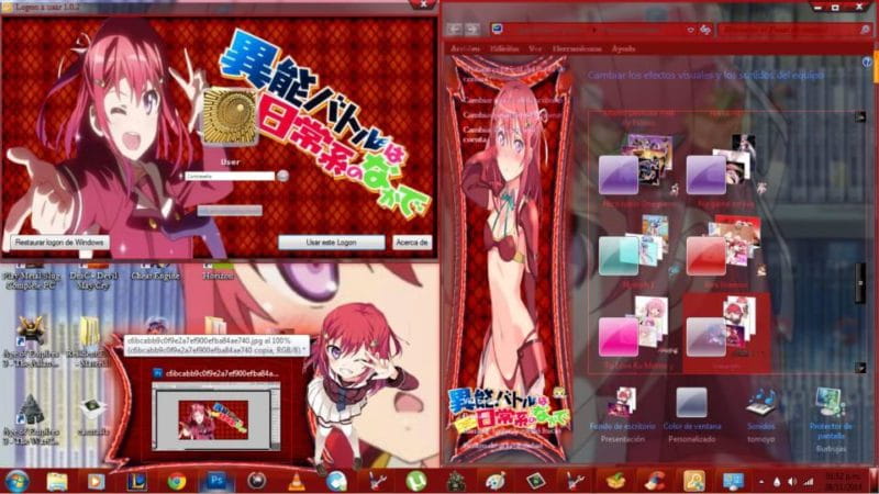 隐藏的宅女神崎灯代 日常系的异常战斗 win7主题