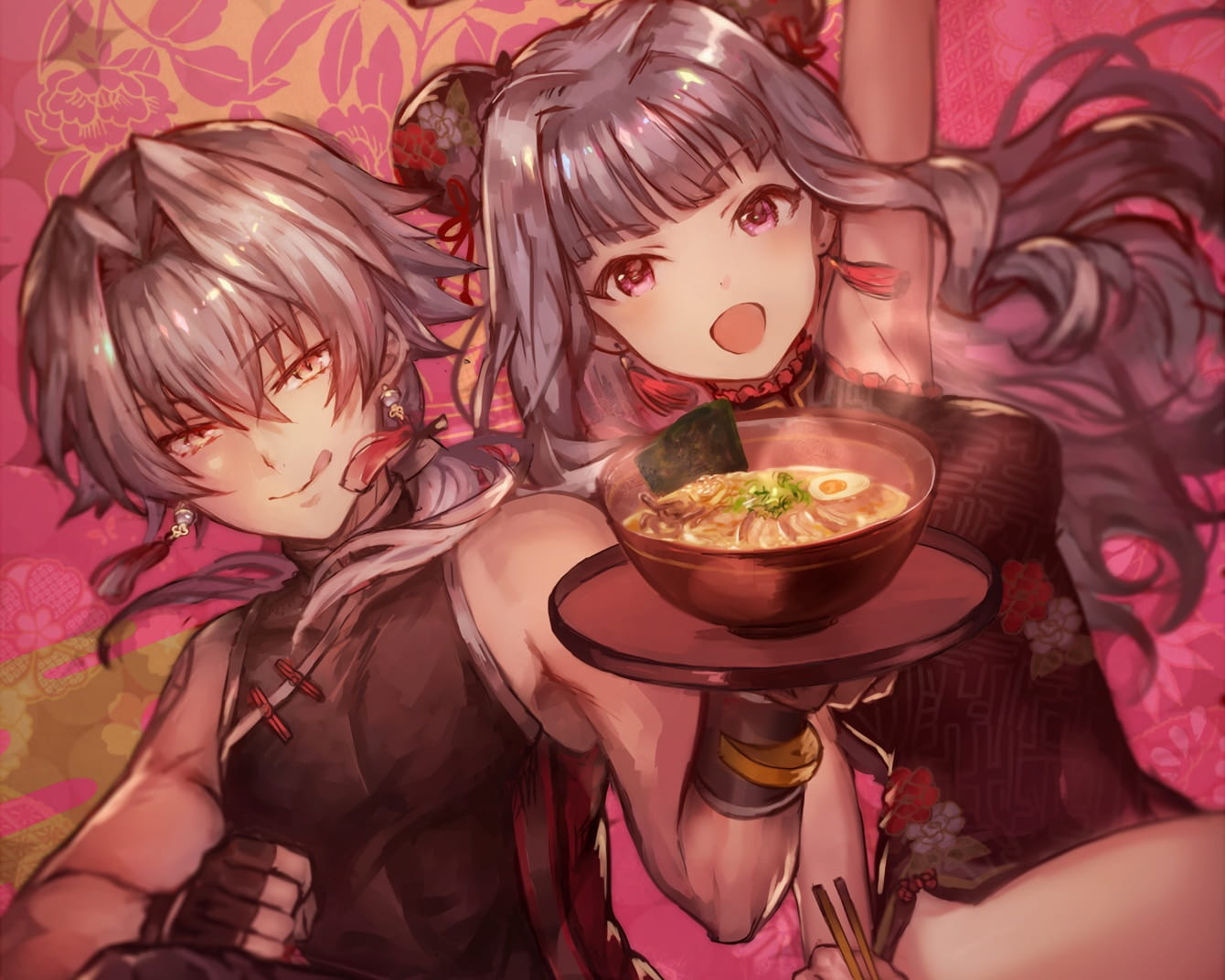 二次元旗袍少女电脑壁纸下载(1)