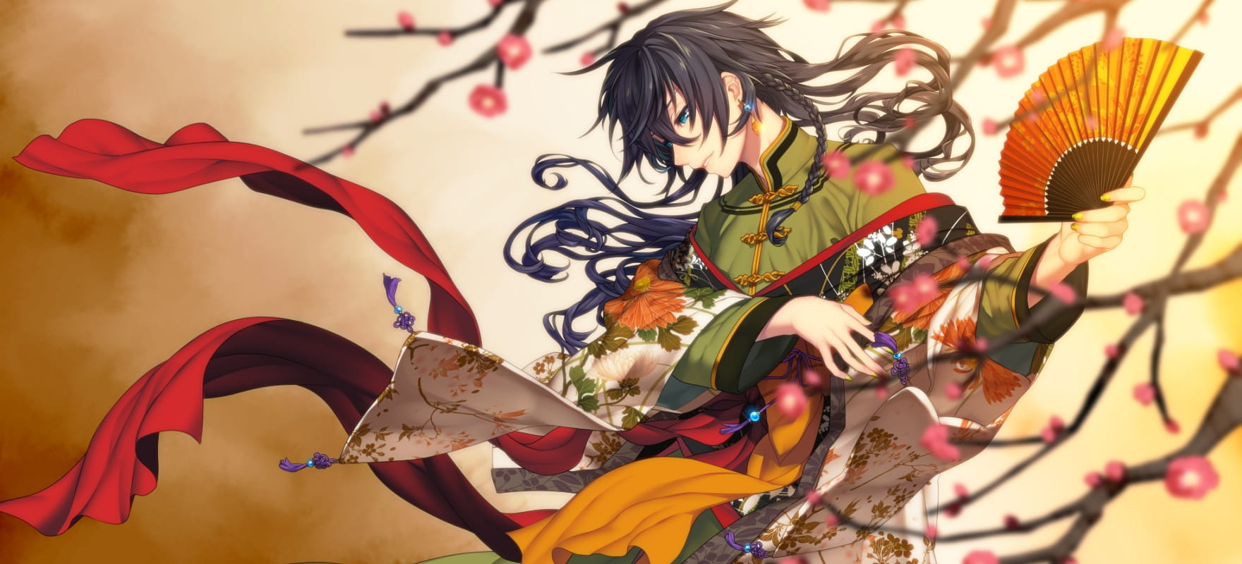 二次元旗袍少女电脑壁纸下载(1)