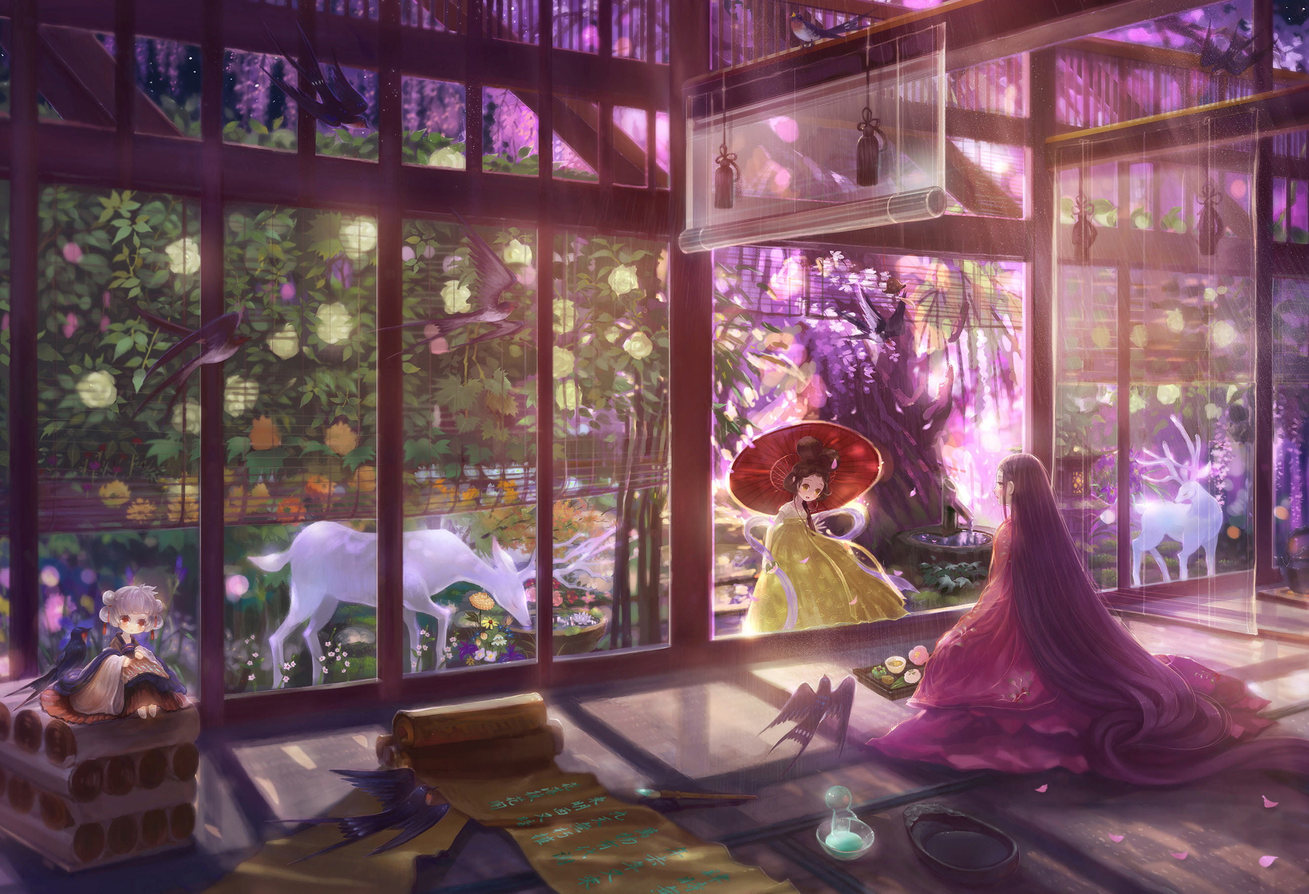 二次元旗袍少女电脑壁纸下载(1)