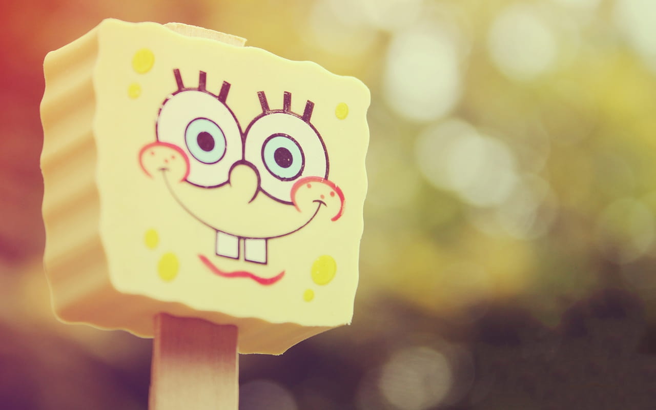 海绵宝宝！动漫卡通高清电脑壁纸下载