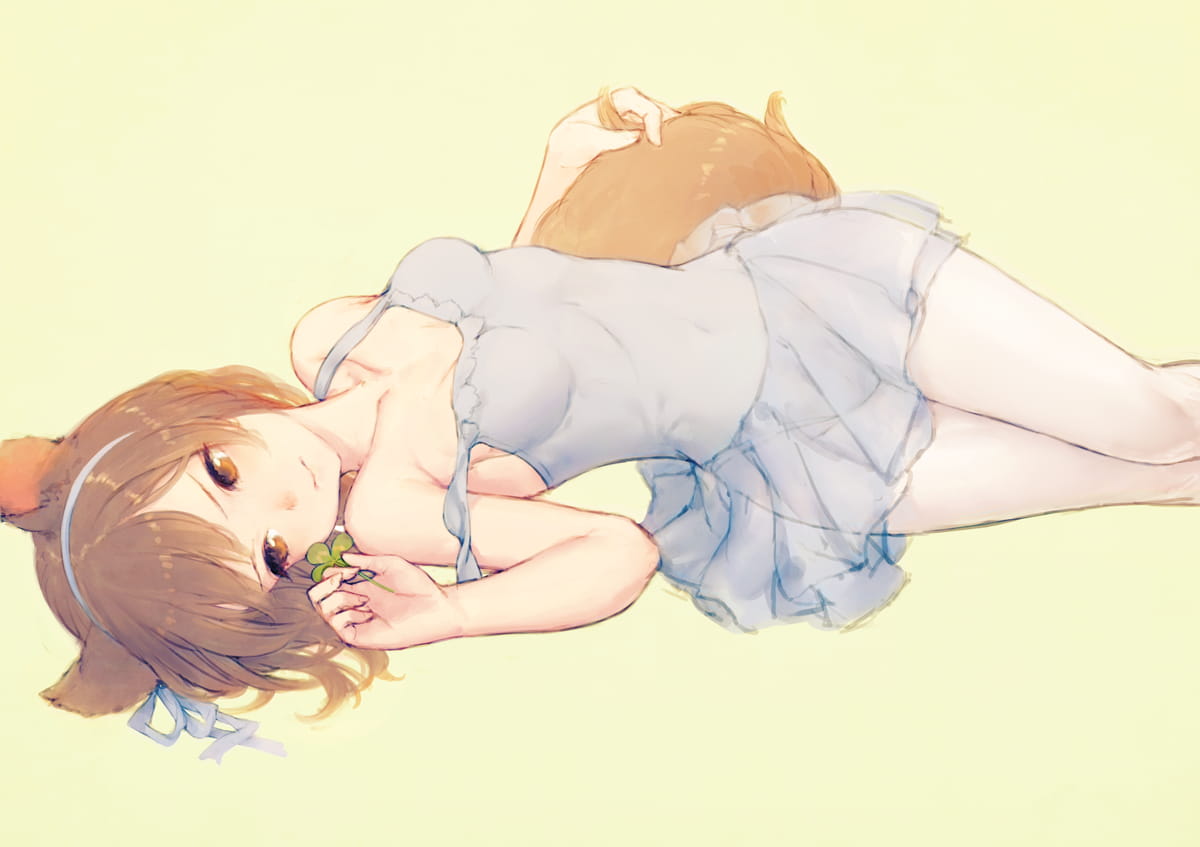 白丝萌女 动漫电脑壁纸下载