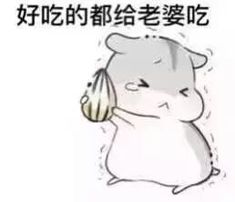 小仓鼠系列给老婆的表情包 好喜欢老婆