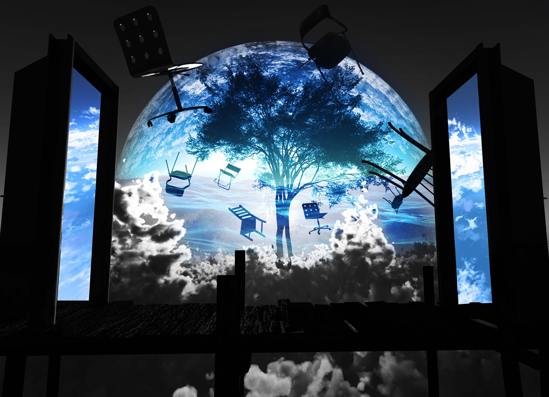 如梦似幻 动漫风景图片高清电脑壁纸下载(1)