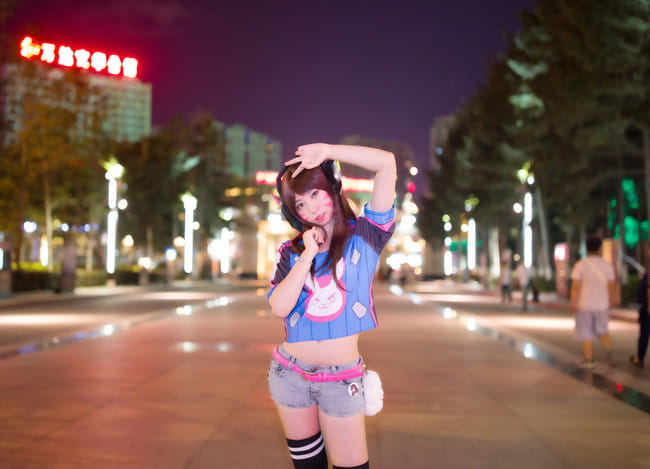 【授权】守望先锋 D.Va兔女郎&日常街拍COS