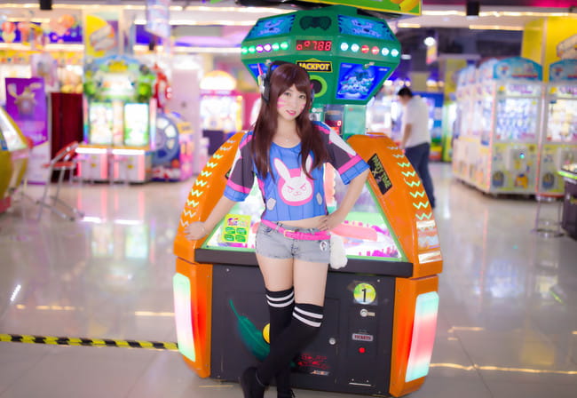 【授权】守望先锋 D.Va兔女郎&日常街拍COS