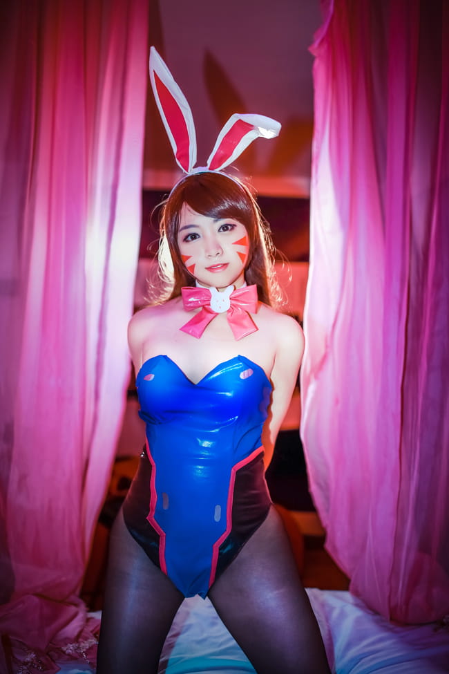 【授权】守望先锋 D.Va兔女郎&日常街拍COS