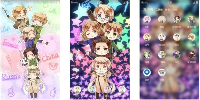 我行我素 黑塔利亚 安卓主题