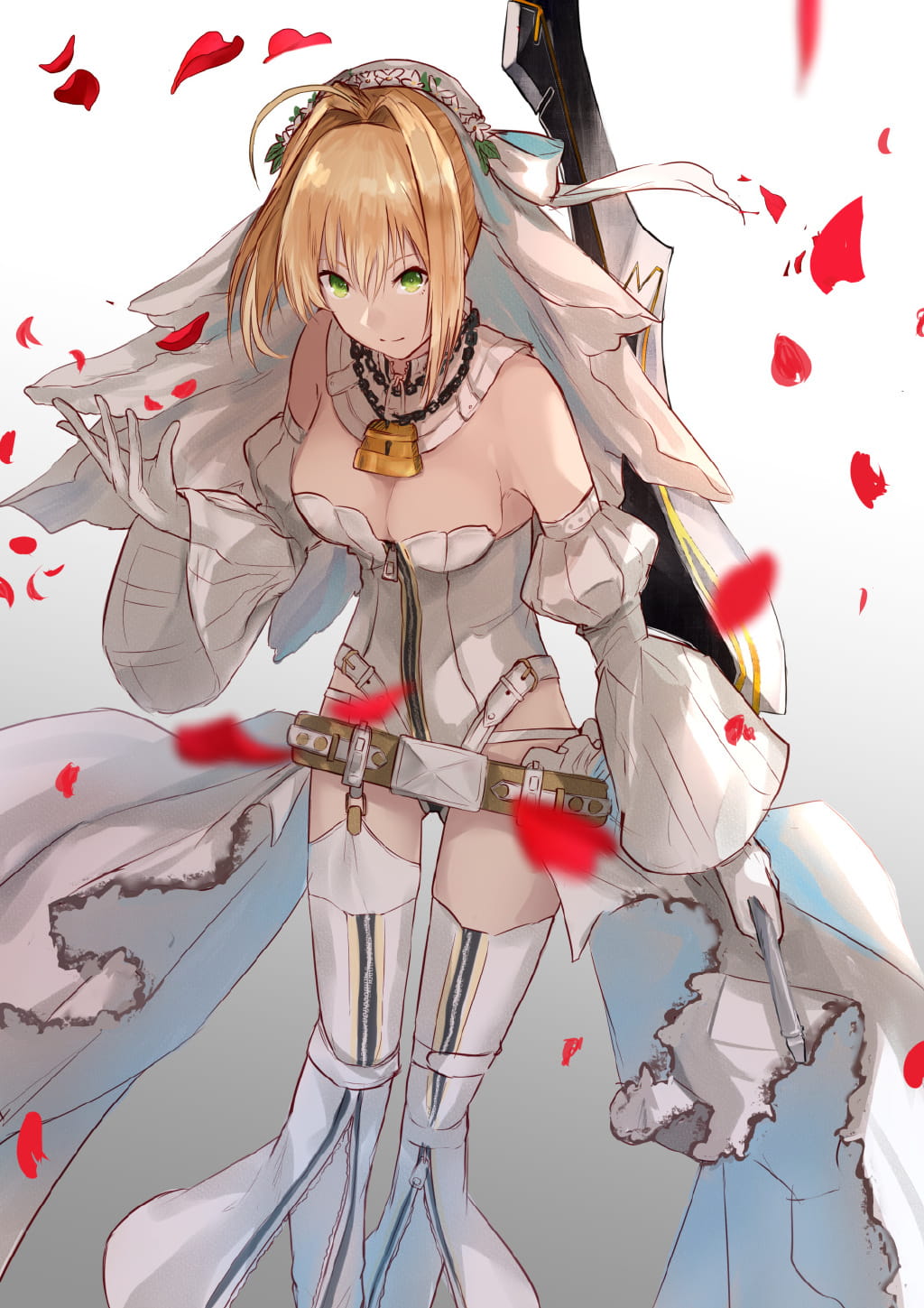 Fate 尼禄手机壁纸 红色魅惑席卷而来