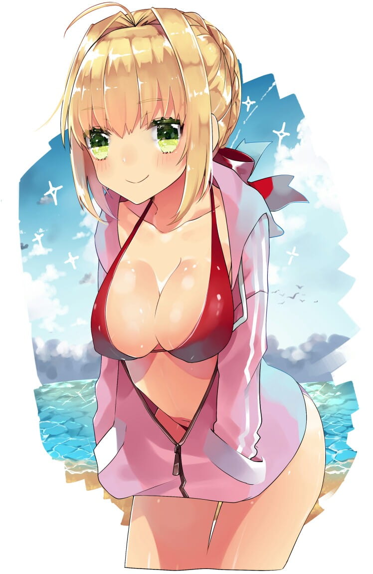 Fate 尼禄手机壁纸 红色魅惑席卷而来