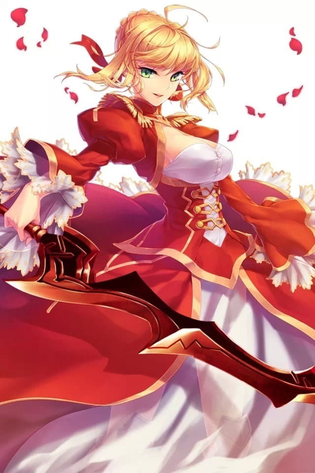 Fate 尼禄手机壁纸 红色魅惑席卷而来