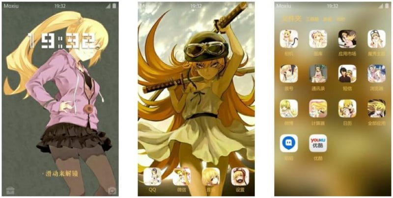 可御姐可萝莉的忍野忍 物语系列 安卓主题