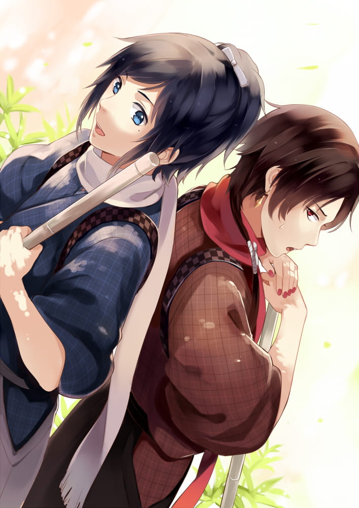 刀剑乱舞 冲田组cp手机壁纸精选