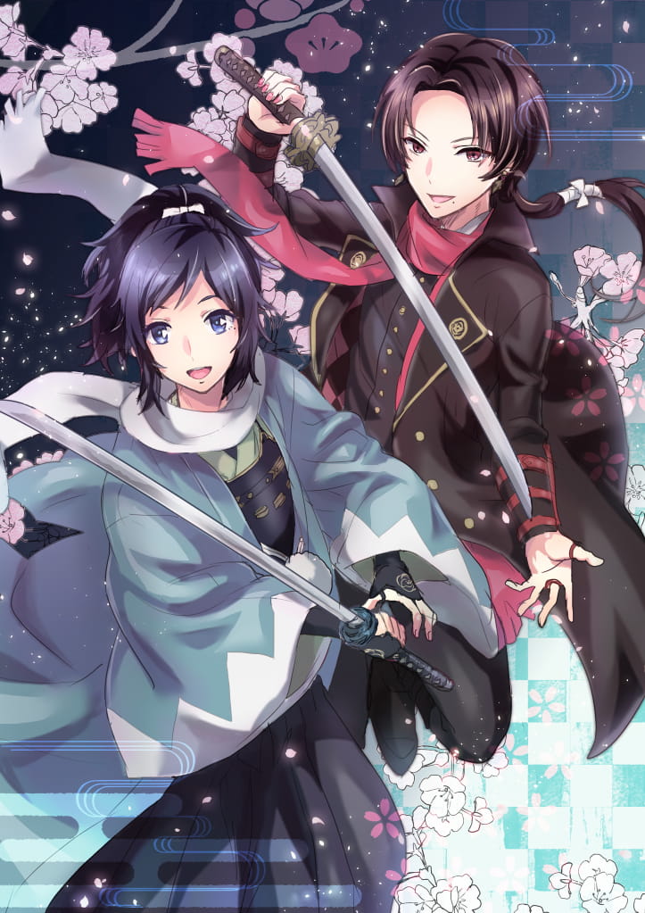 刀剑乱舞 冲田组cp手机壁纸精选