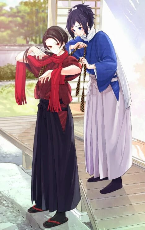 刀剑乱舞 冲田组cp手机壁纸精选