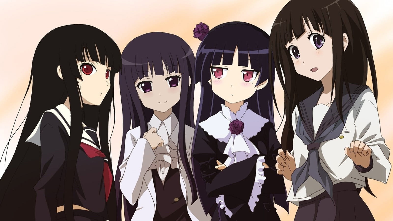 地狱少女阎魔爱 动漫少女电脑壁纸下载