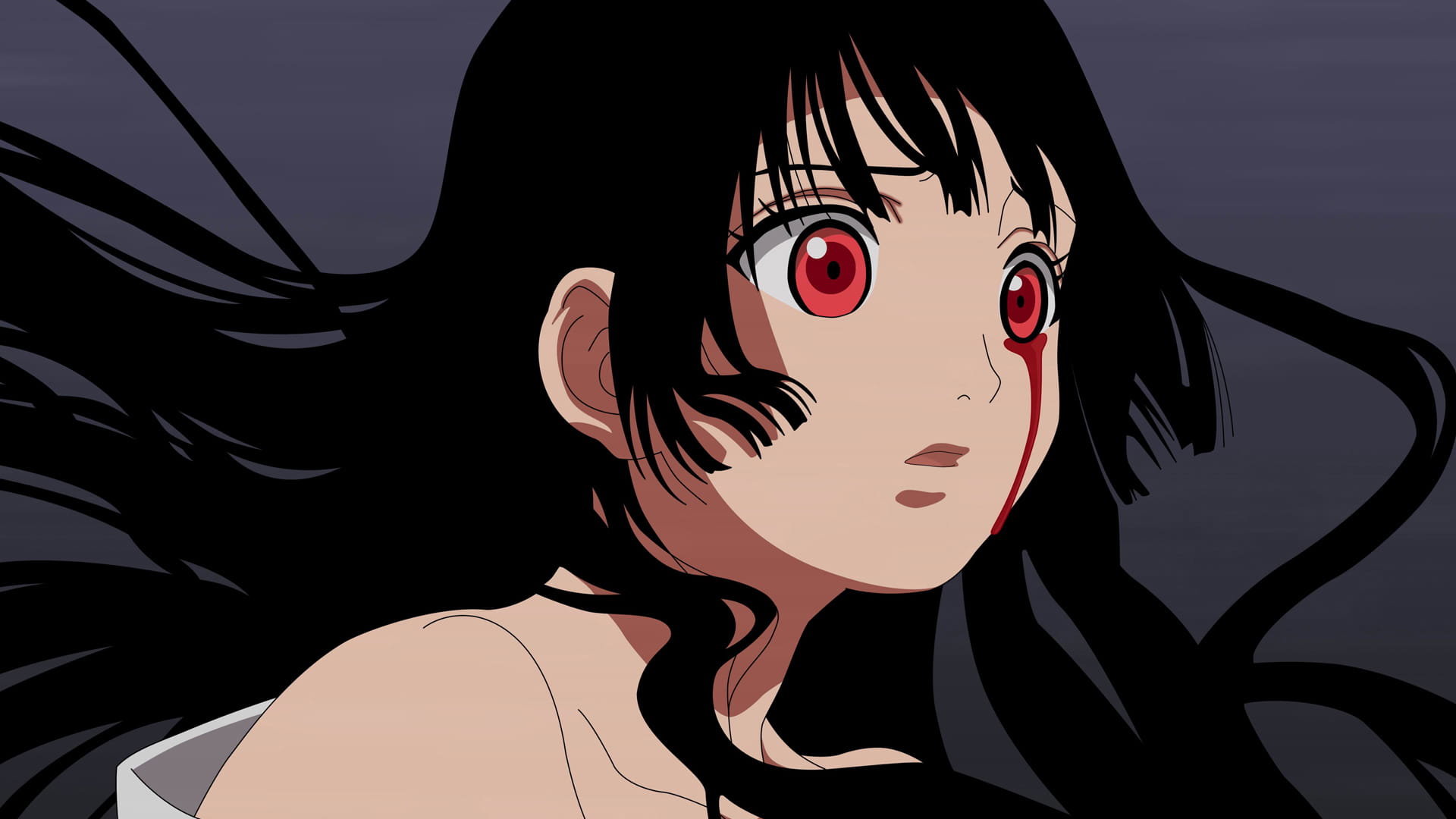 地狱少女阎魔爱 动漫少女电脑壁纸下载