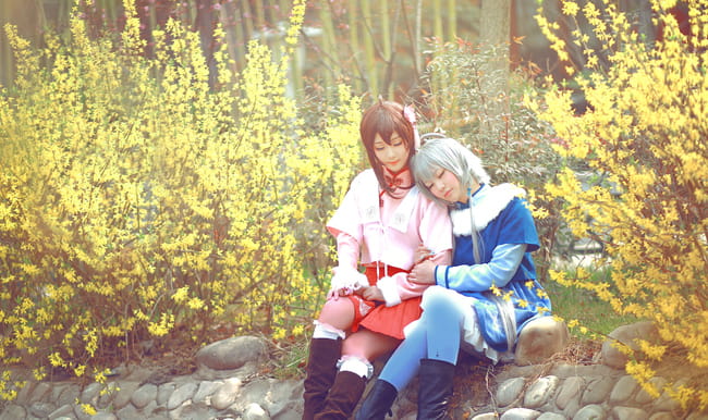 【授权】VOCALOID南北组 乐正绫&洛天依COS