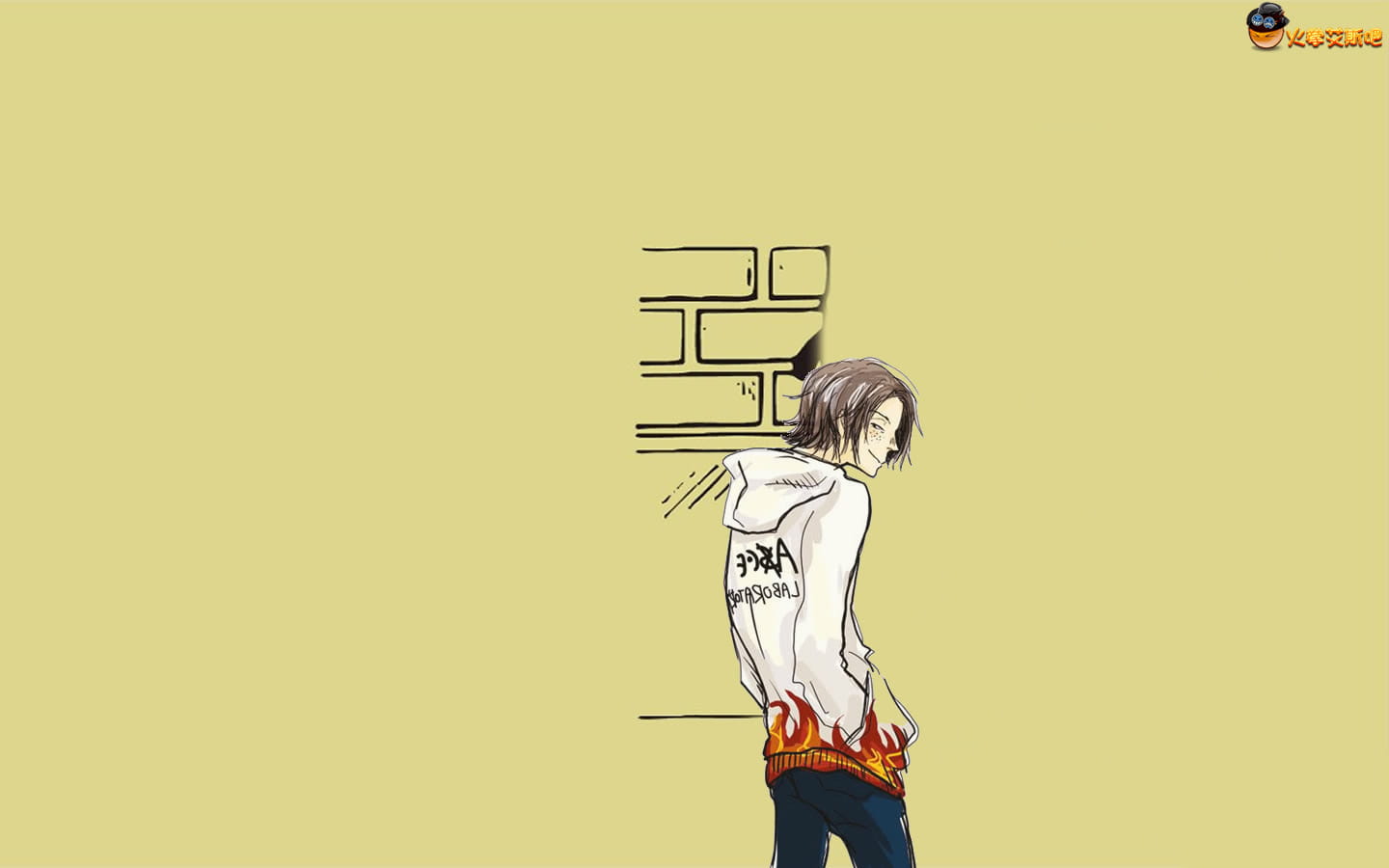 海贼王 火拳艾斯 高清电脑壁纸下载(1)