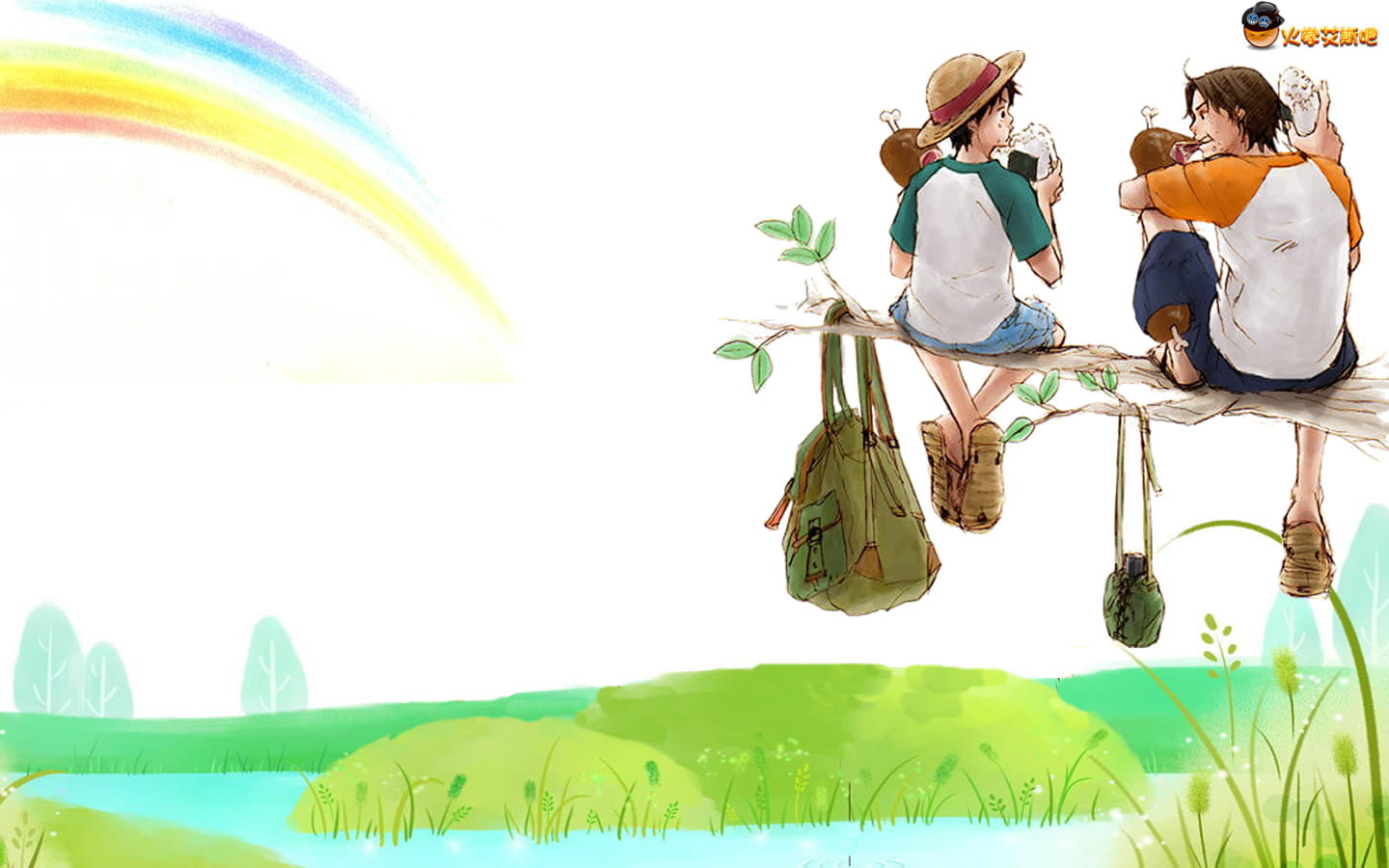 海贼王 火拳艾斯 高清电脑壁纸下载(1)