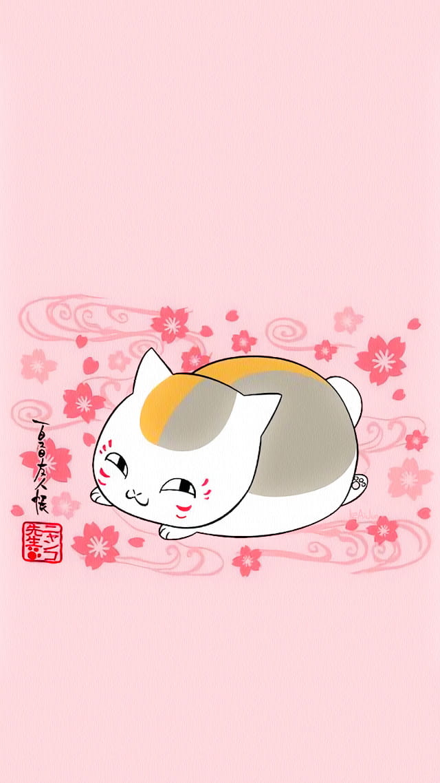 夏目友人帐喵喵猫老师 手机壁纸图集下载