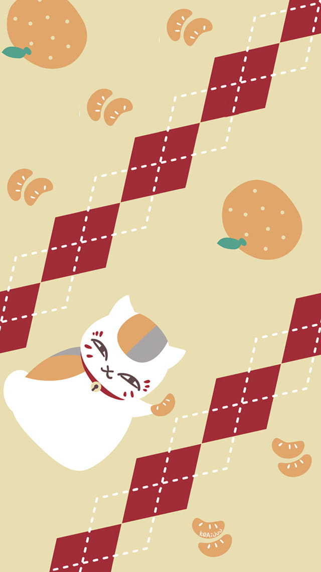夏目友人帐喵喵猫老师 手机壁纸图集下载