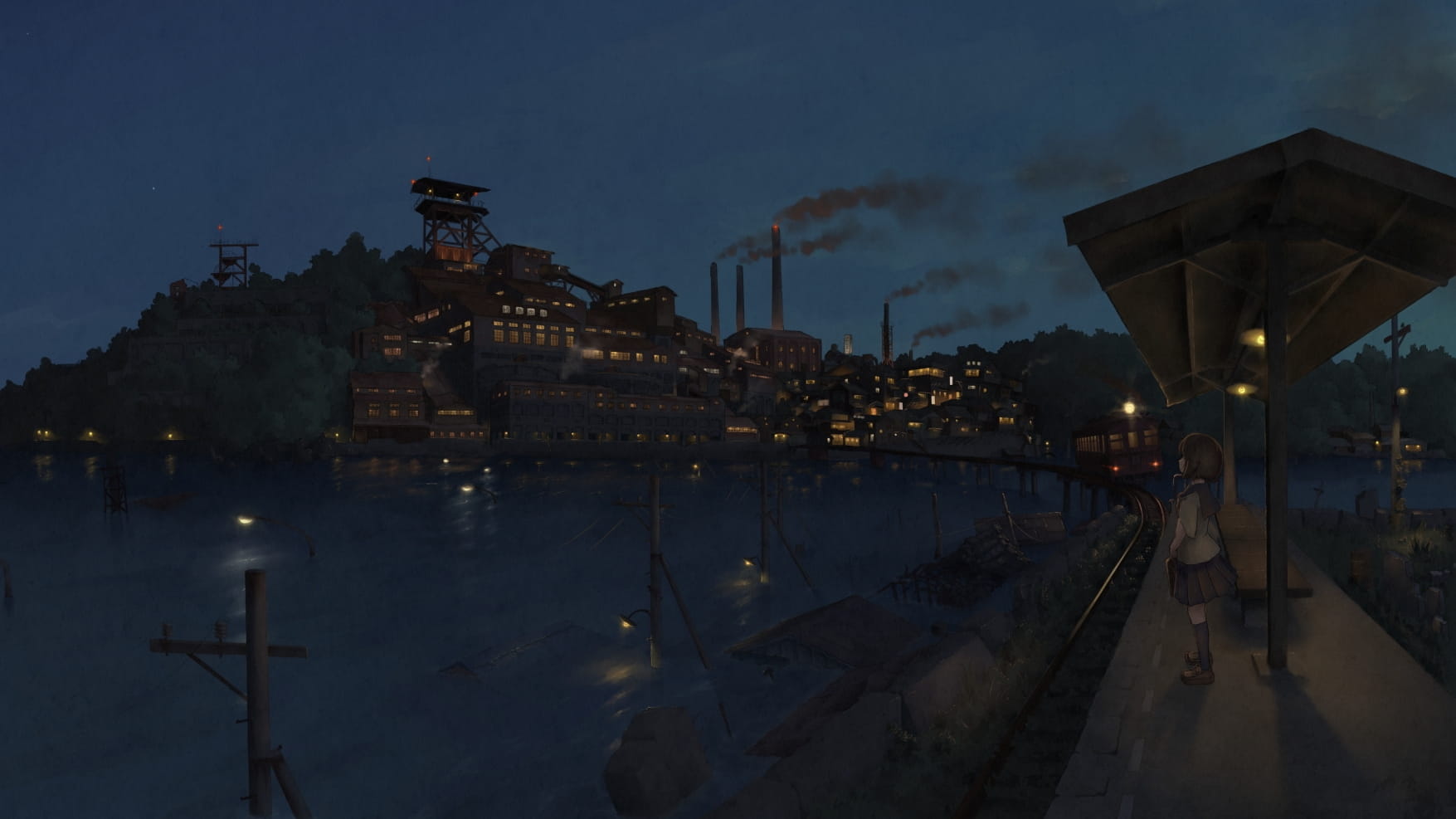 用心感受的美景 全景风景动漫壁纸(1)