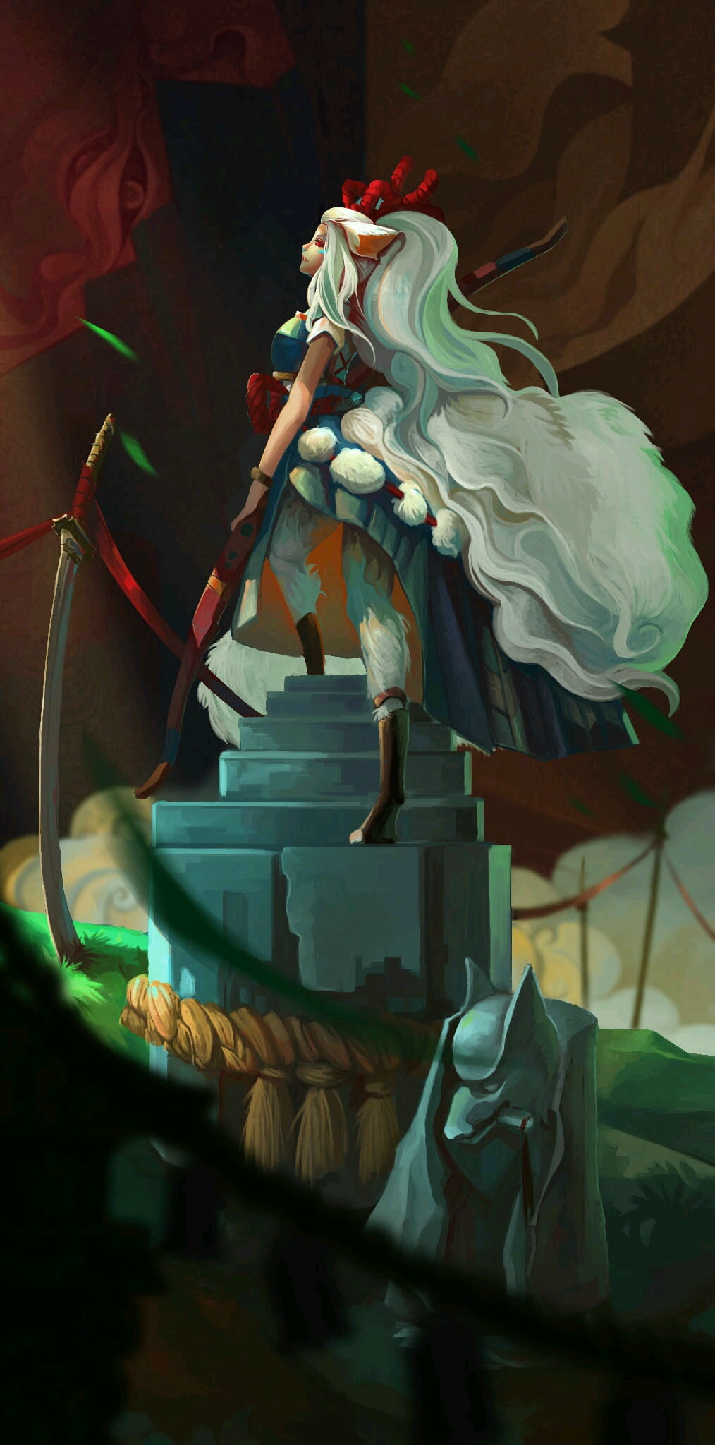 收了这些妖怪可以抽到ssr 阴阳师手机壁纸