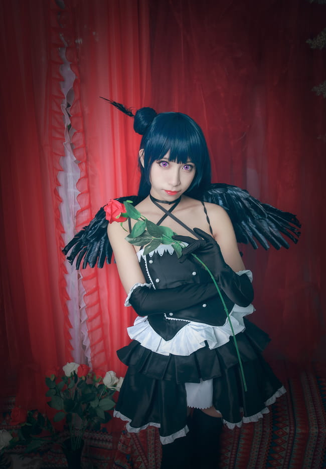 【授权】lovelive!sunshine!!津岛善子堕天使cos