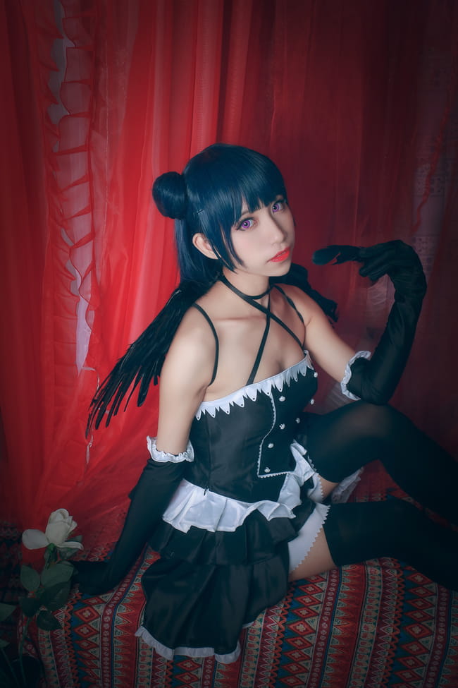 【授权】lovelive!sunshine!!津岛善子堕天使cos