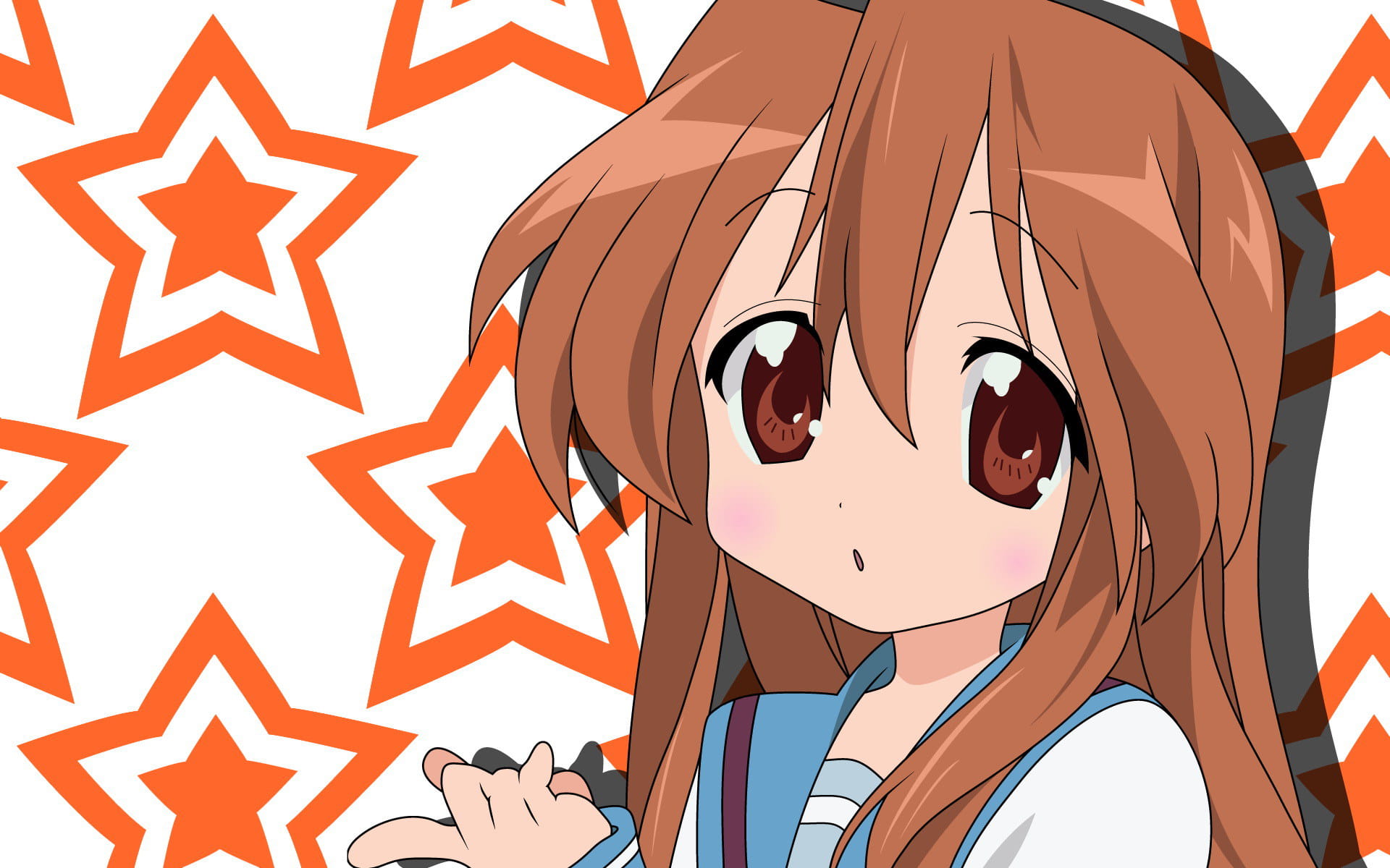 幸运星 星星背景动漫电脑壁纸下载(1)