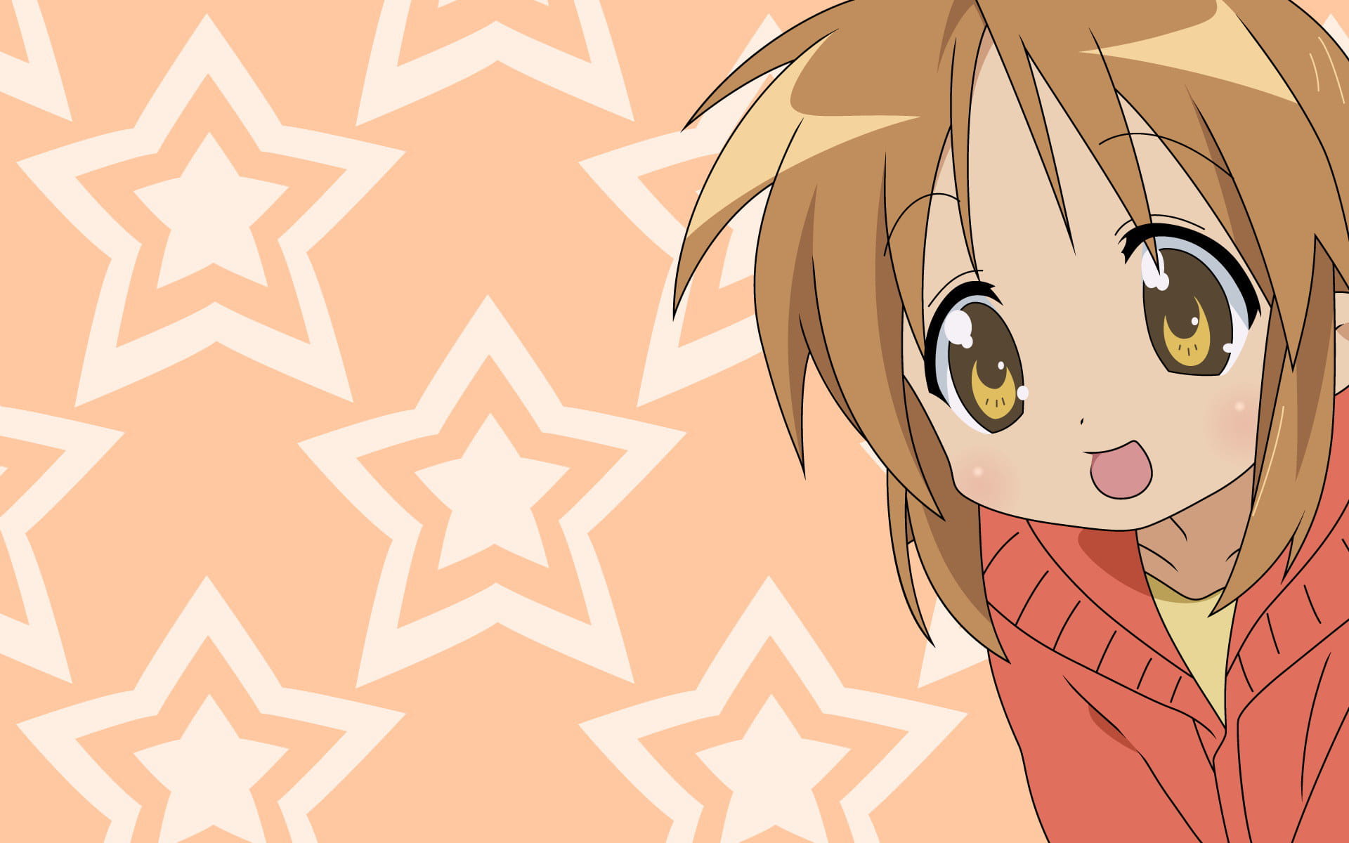 幸运星 星星背景动漫电脑壁纸下载(1)