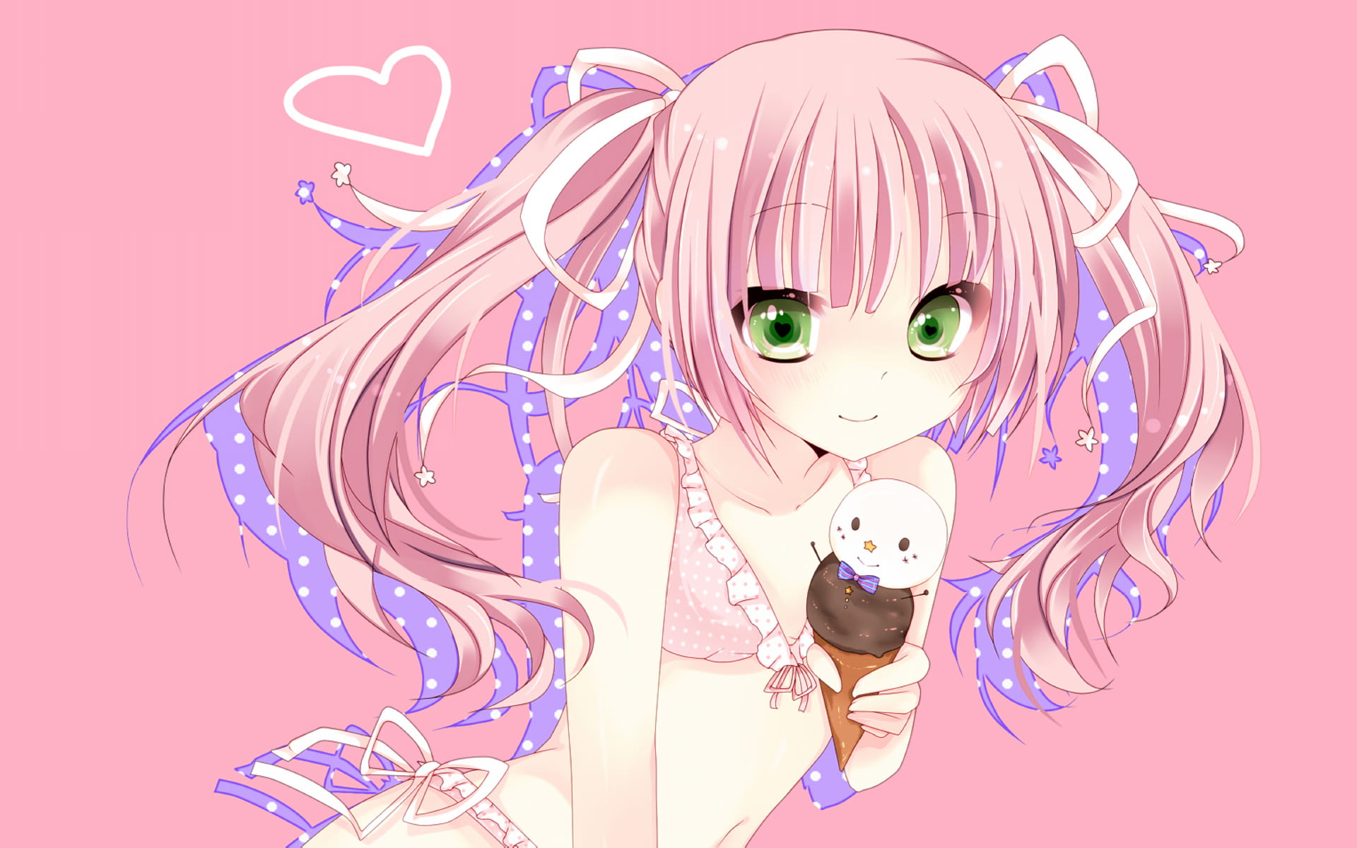 动漫性感美少女 高清电脑壁纸下载