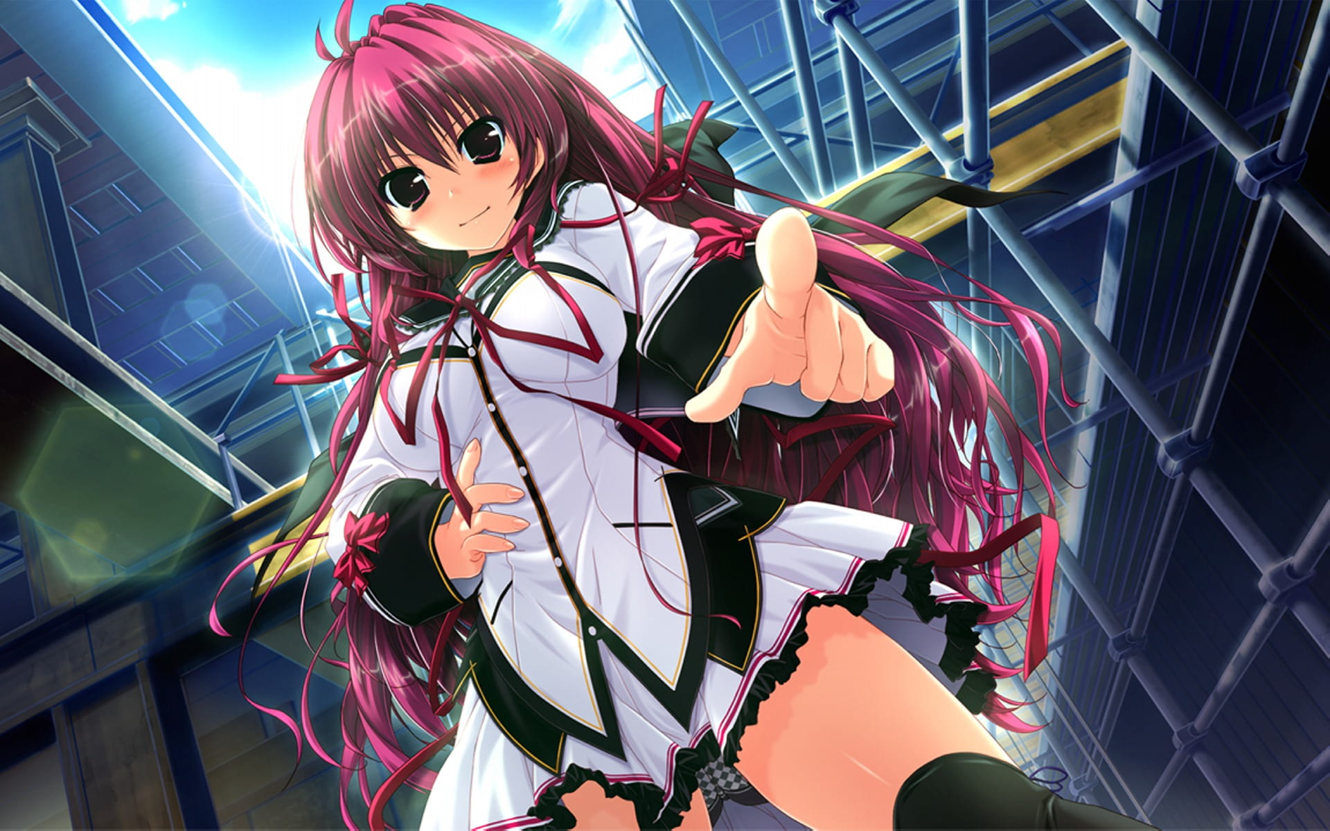 动漫性感美少女 高清电脑壁纸下载