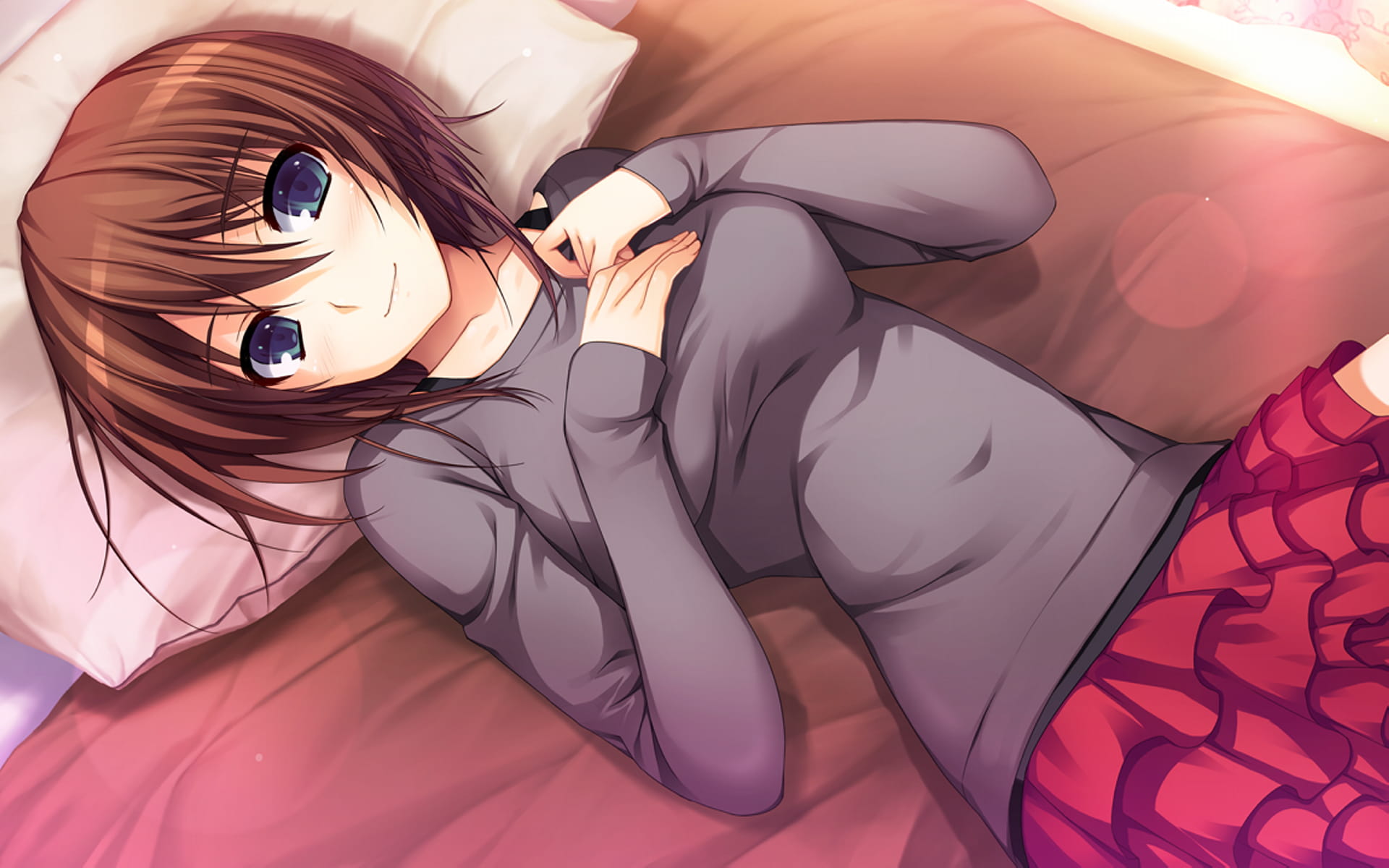 动漫性感美少女 高清电脑壁纸下载