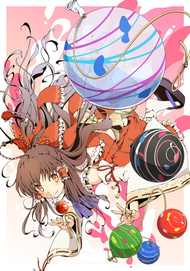 东方Project 永远の巫女博丽灵梦 动漫手机壁纸下载