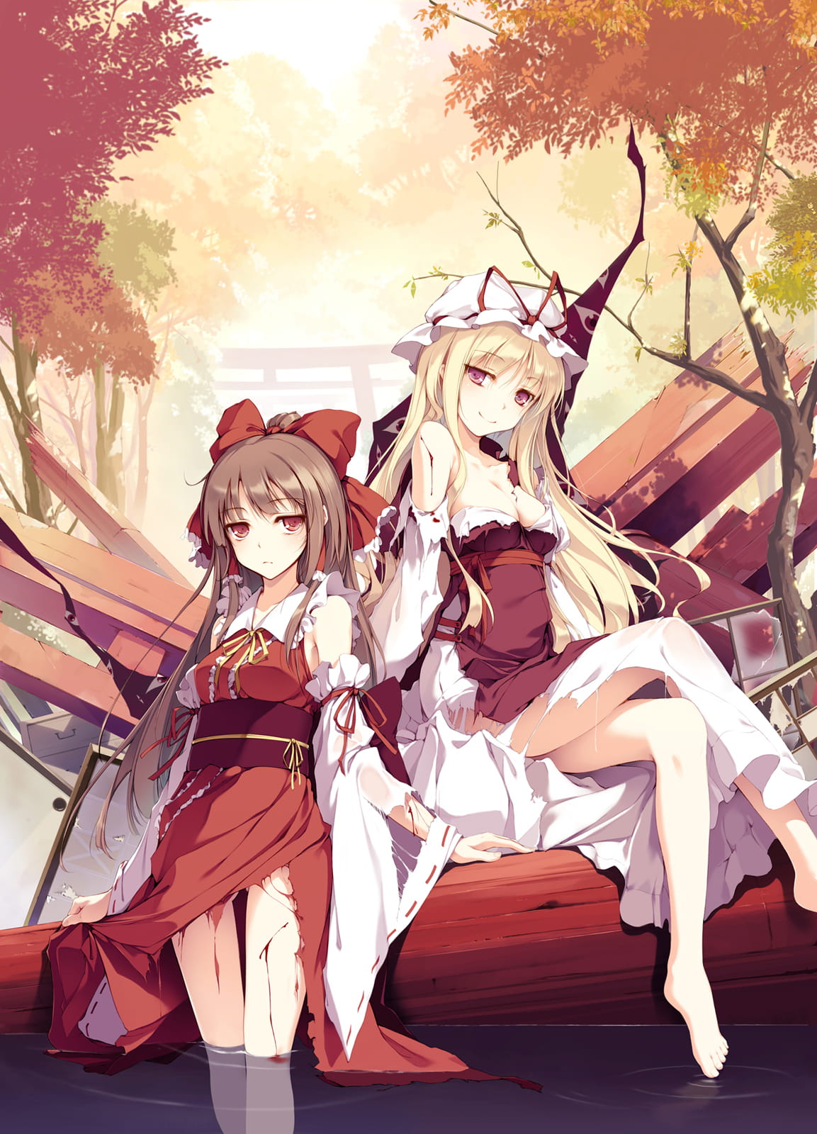 东方Project 永远の巫女博丽灵梦 动漫手机壁纸下载