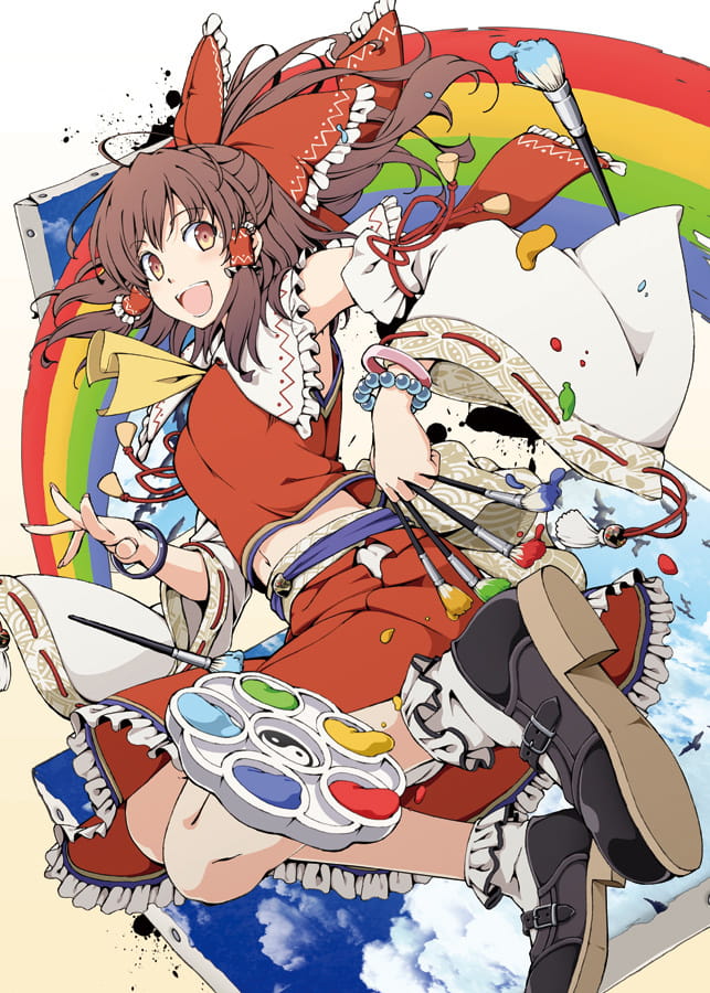 东方Project 永远の巫女博丽灵梦 动漫手机壁纸下载