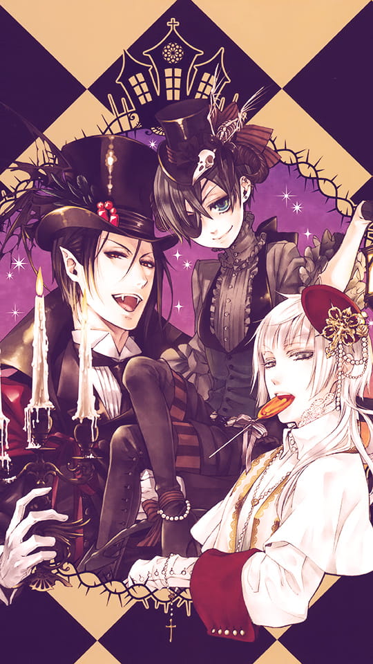 黑执事夏尔&塞巴斯蒂安 手机壁纸图集