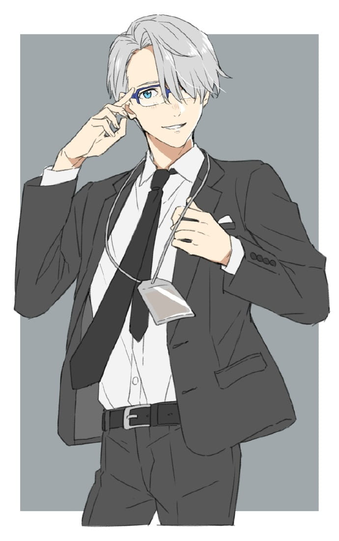 冰上的尤里CP 维克多和尤里 手机壁纸下载(1)